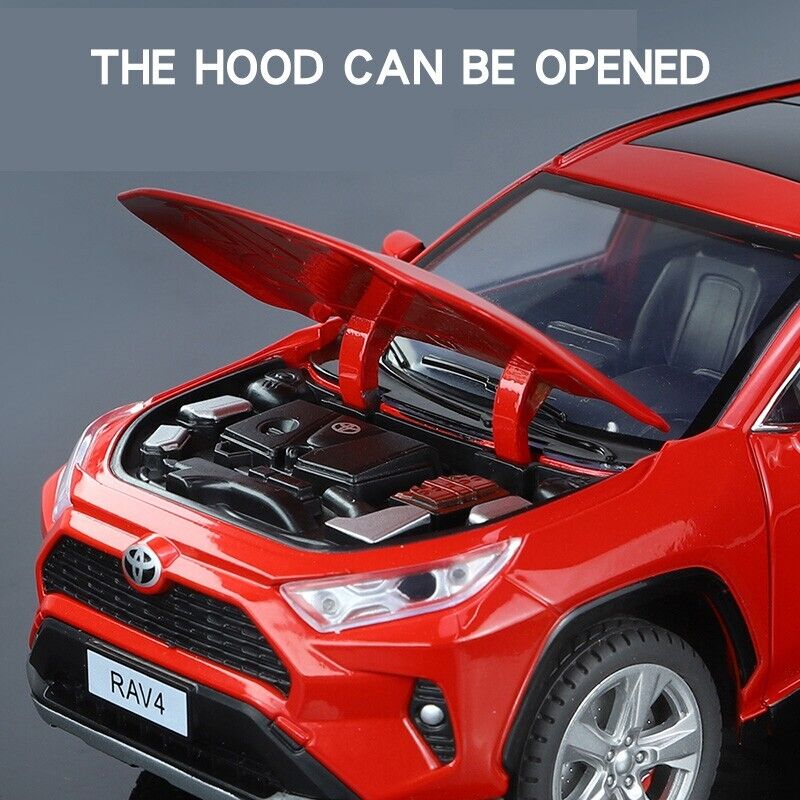 1:24 Diecast Metal Toyota RAV4 Model Car