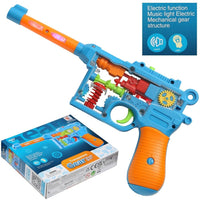 Transparent Gear Shell Electric Gun
