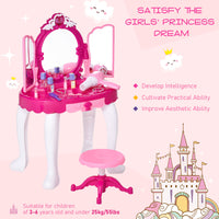 Glamor Mirror Makeup Dressing Table