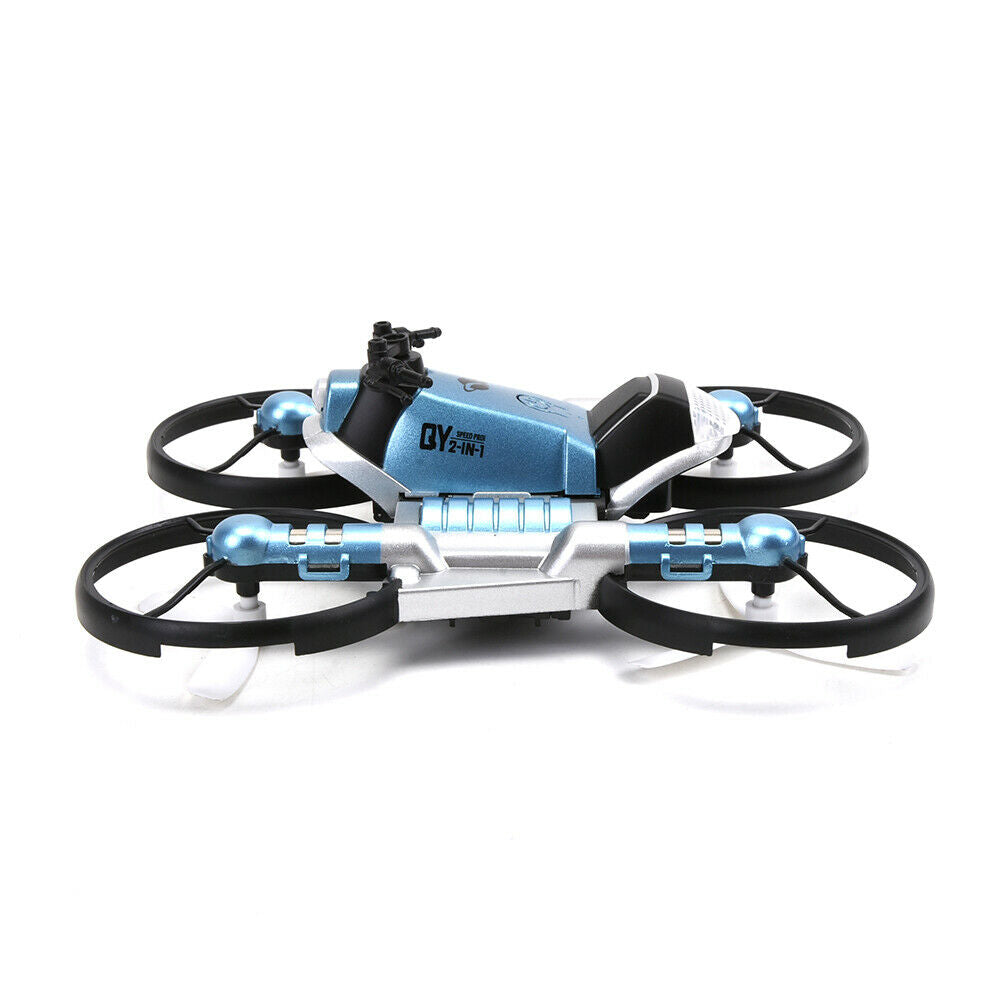 R/C Rechargeable LEAP Motorcycle/Quad-copter