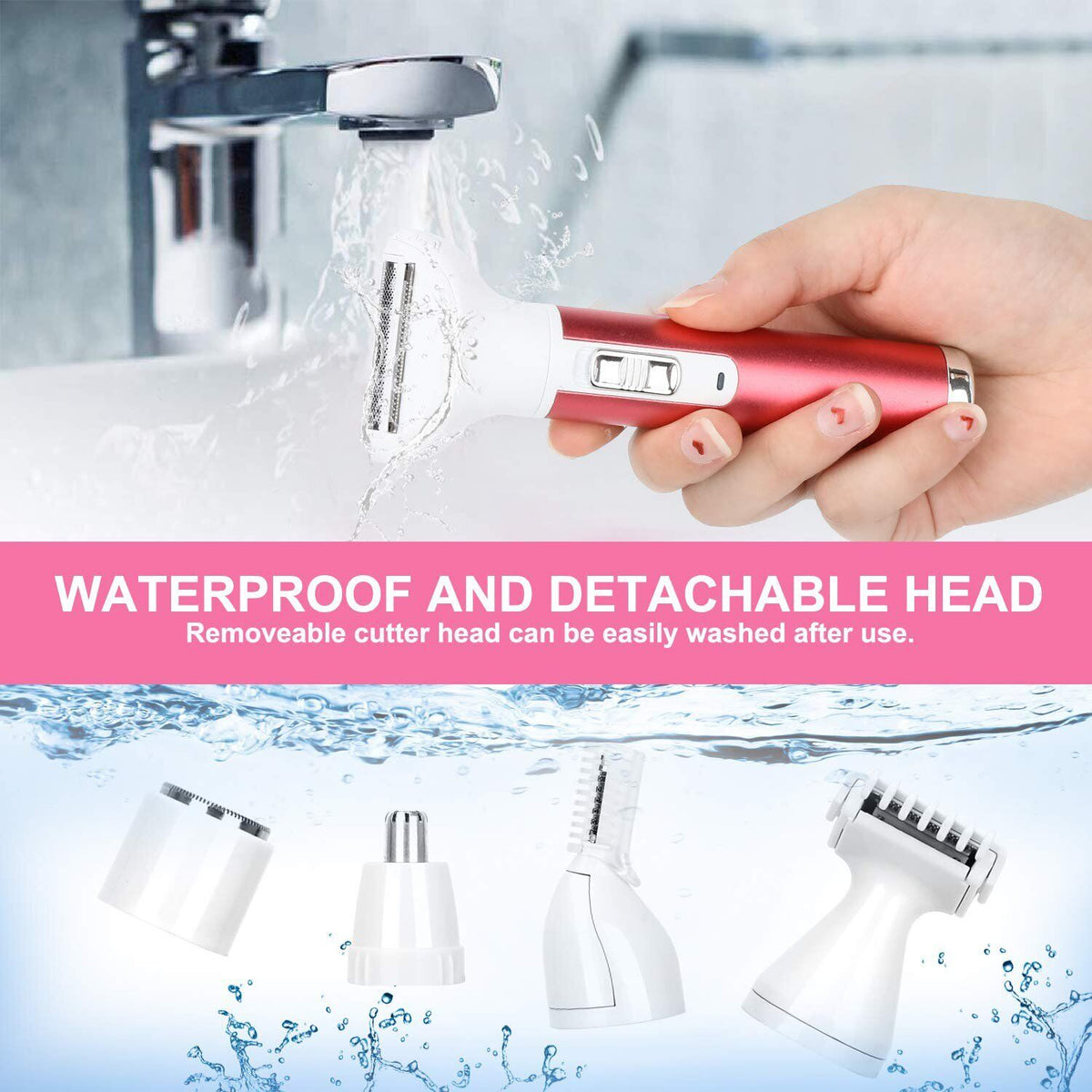 5-in-1 Rechargeable Kemei Shaver