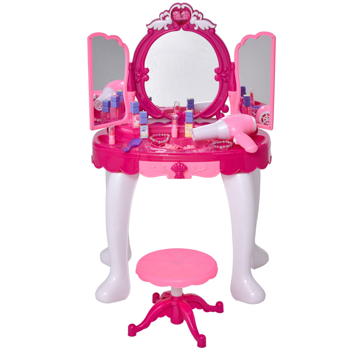 Glamor Mirror Makeup Dressing Table