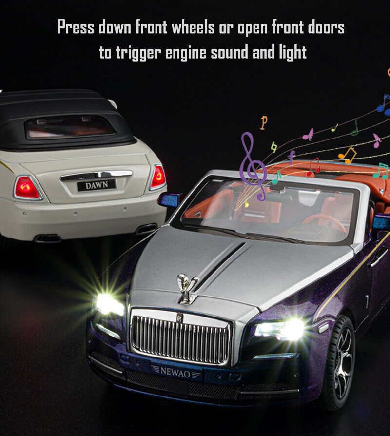 1:24 Diecast Rolls Royce Dawn With Light & Sound