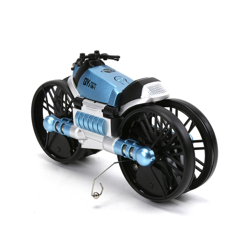 R/C Rechargeable LEAP Motorcycle/Quad-copter