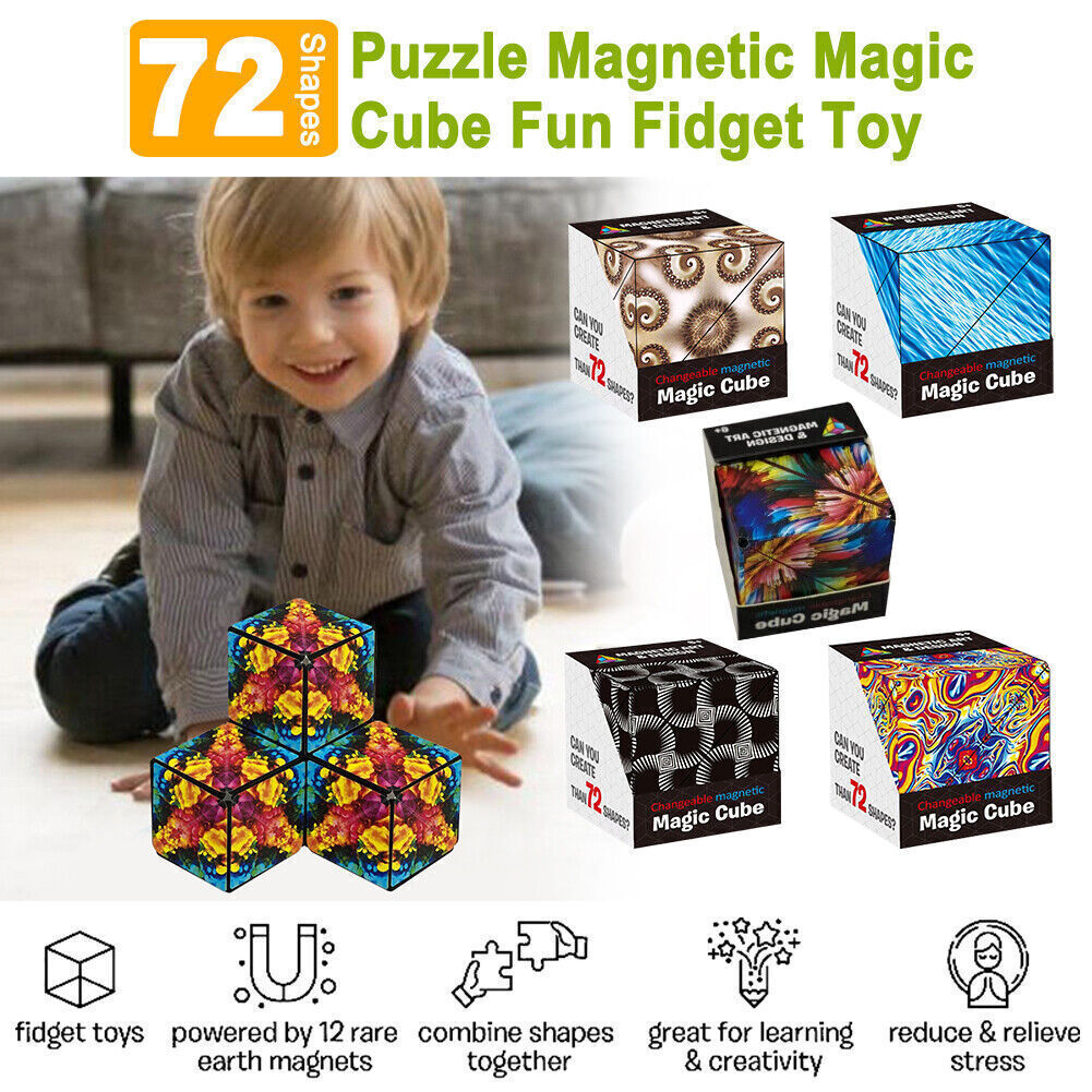 SASHIBO Magnetic Magic Cube - 70+ Shapes