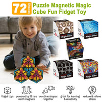 SASHIBO Magnetic Magic Cube - 70+ Shapes