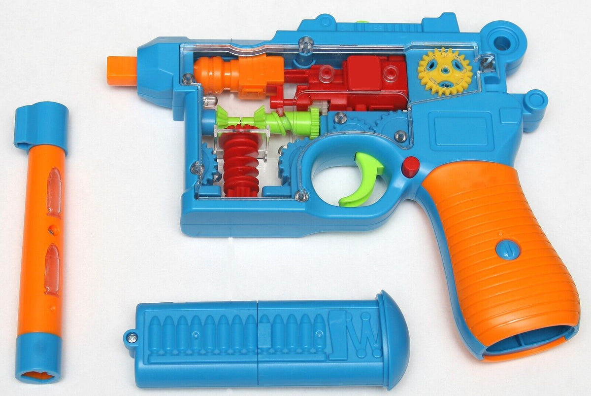 Transparent Gear Shell Electric Gun