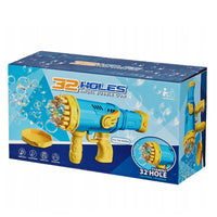 32 Holes Angel Lighting Bubble Gun