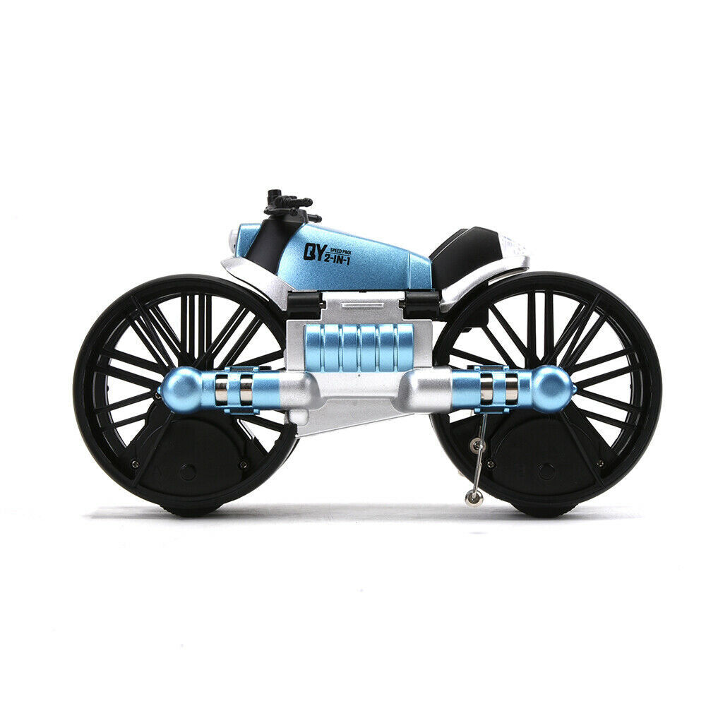 R/C Rechargeable LEAP Motorcycle/Quad-copter