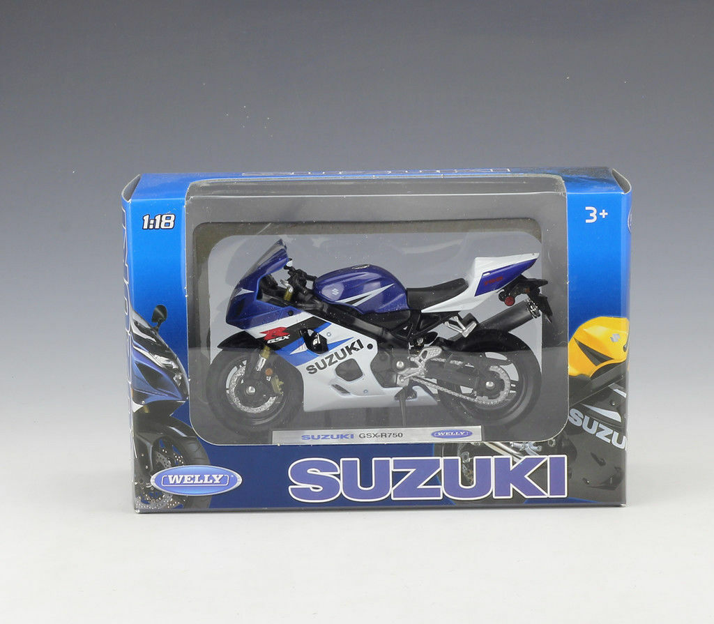 1:18 Diecast Suzuki GSX-R750 Model