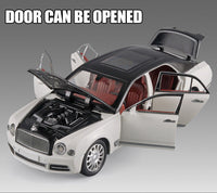 1:24 Diecast Bentley Mulsanne Model Car
