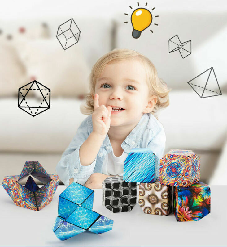 SASHIBO Magnetic Magic Cube - 70+ Shapes