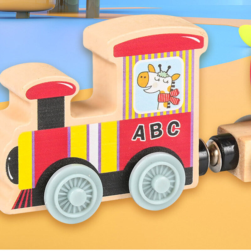Wooden Magnetic Digital Train 0-20 With Signs