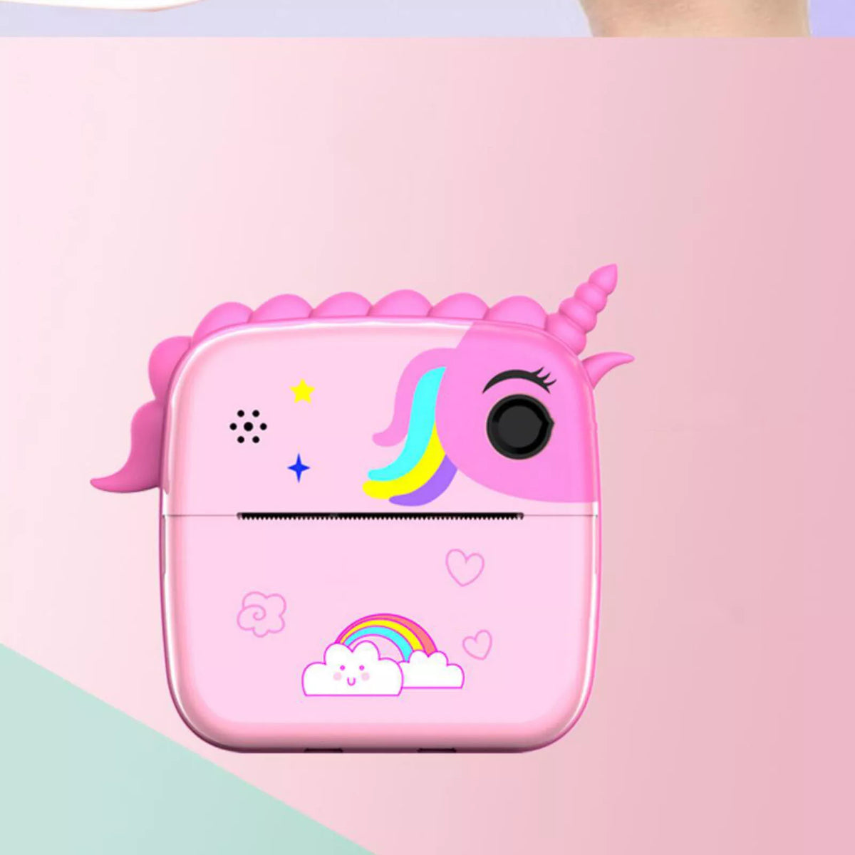 Kids Dual Lens Unicorn Instant Digital Printing Camera