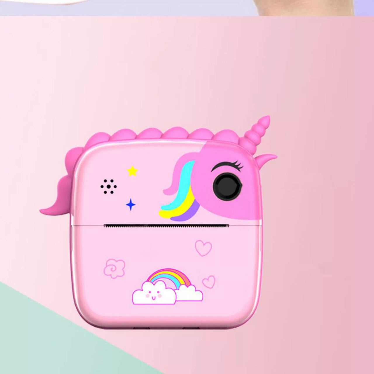 Kids Dual Lens Unicorn Instant Digital Printing Camera