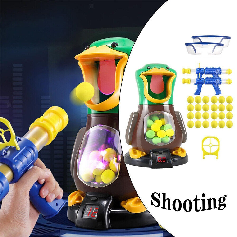 Soft Ball Gun Duck Shooting Game Toy