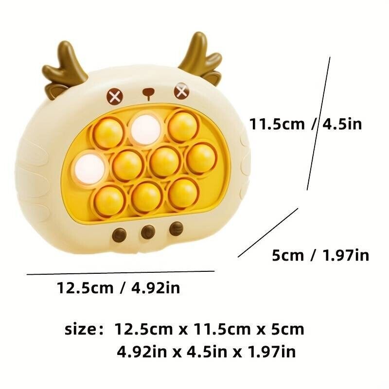 Multi-Modes Electronic Deer Pop Puzzle Game Machine