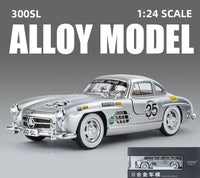1:24 Diecast Benz Vintage 300SL Model Car