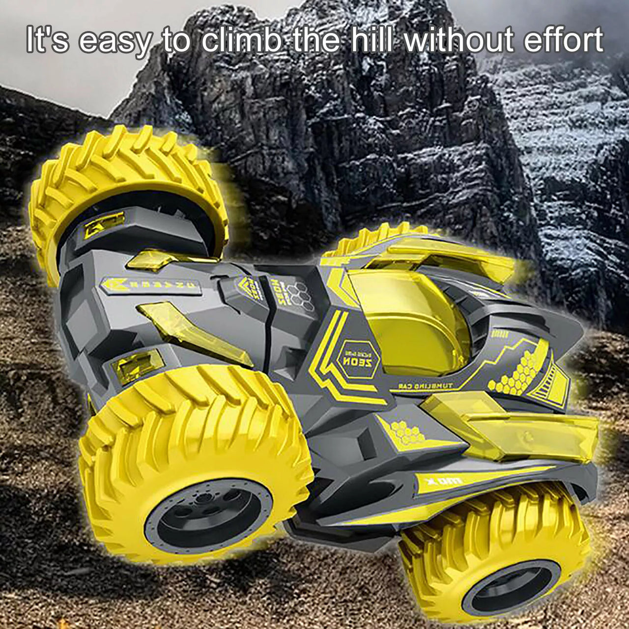 1Pc Double-Sided Inertial Stunt Car