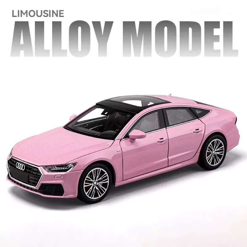 1:24 Diecast Audi A7 Model Car With Headlights