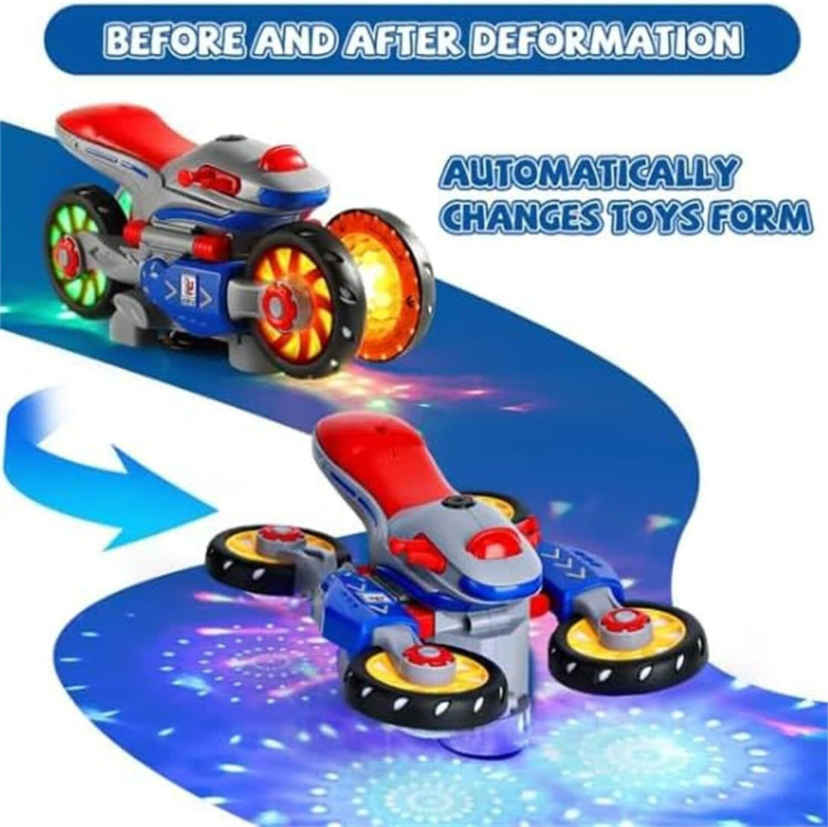 Deformation Stunt Bike With Light & Music