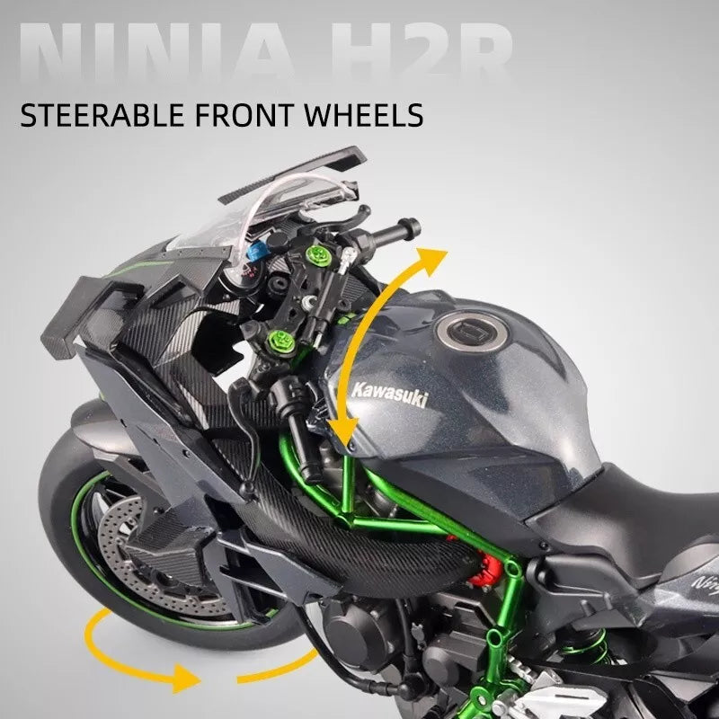 1:9 Diecast Kawasaki Ninja H2R Model Bike