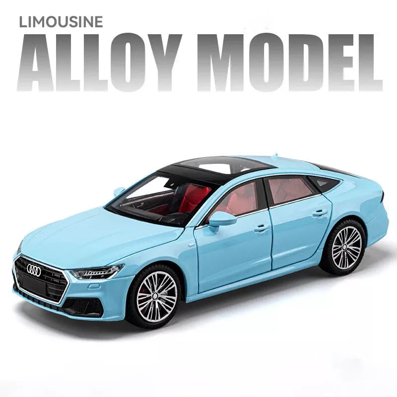 1:24 Diecast Audi A7 Model Car With Headlights