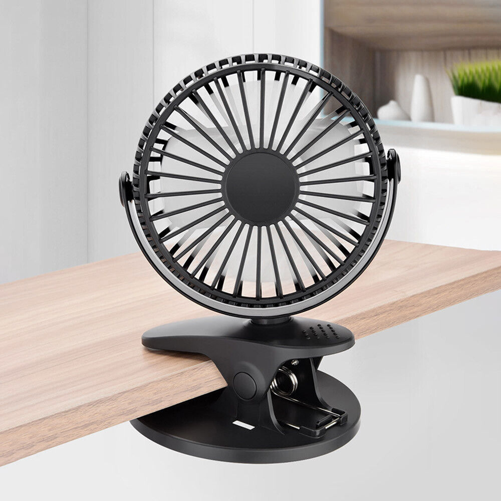 Rechargeable Mini Slim Table Clamp Fan