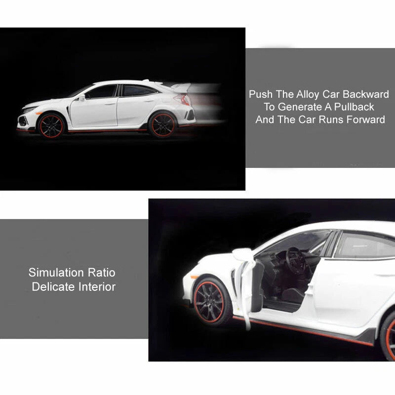 1:32 Diecast Honda Civic Type-R Model Car