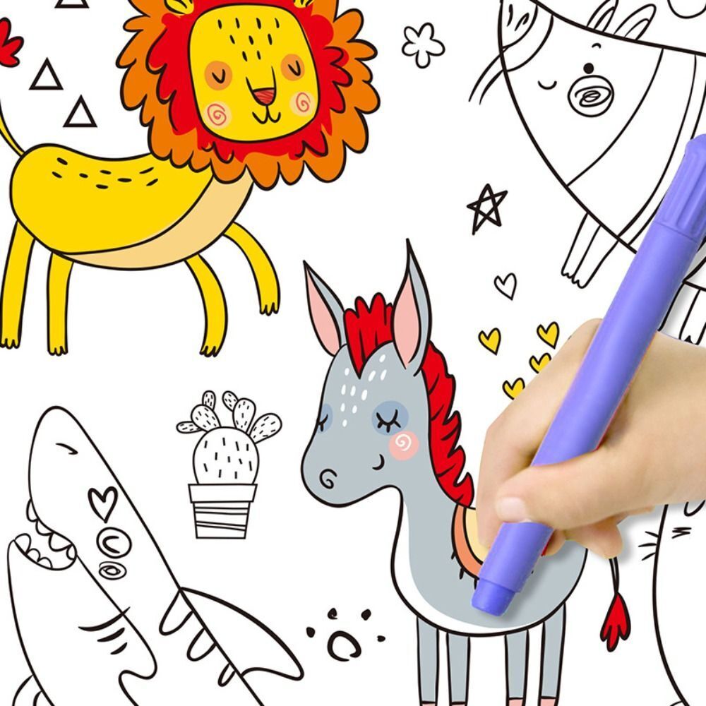Kids Drawing Art Paper Roll Educational Tool