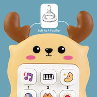Deer Design Kids Musical Puzzle Mobile Phone