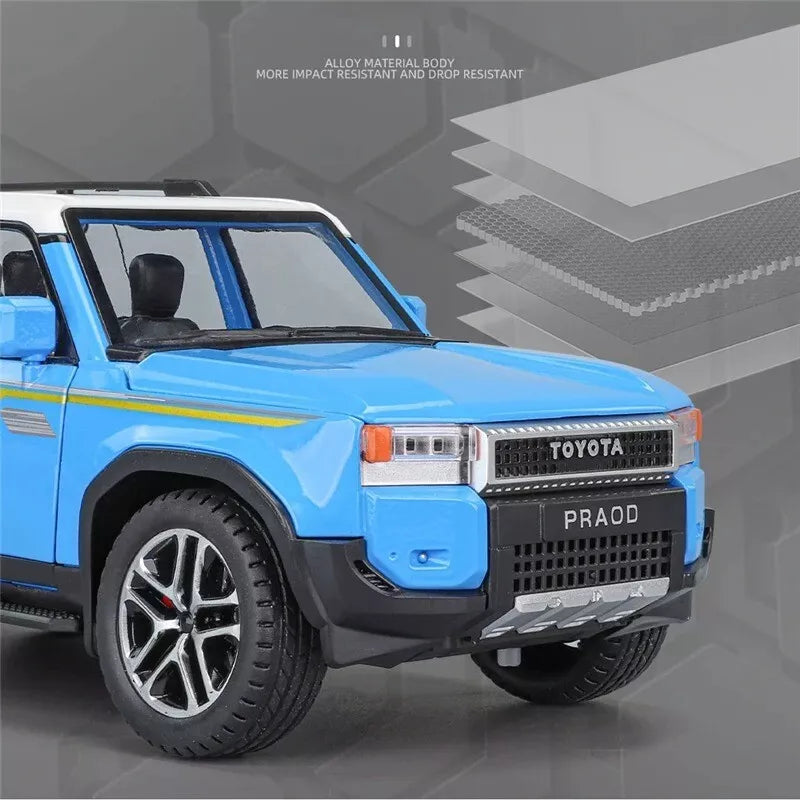 1:24 Diecast Toyota Land Cruiser Prado LC250 Model