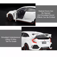 1:32 Diecast Honda Civic Type-R Model Car
