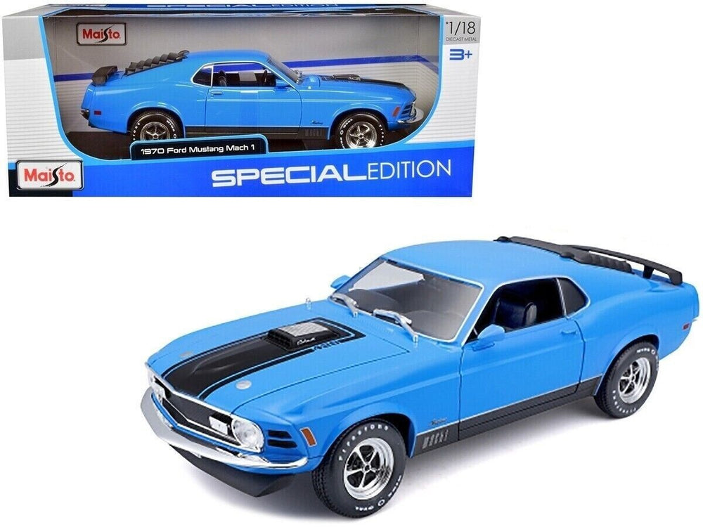 Maisto 1:18 Diecast Ford Mustang Mach 1 - Blue
