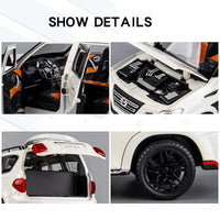 1:24 Diecast Nissan Patrol SUV Model Car With Smoke
