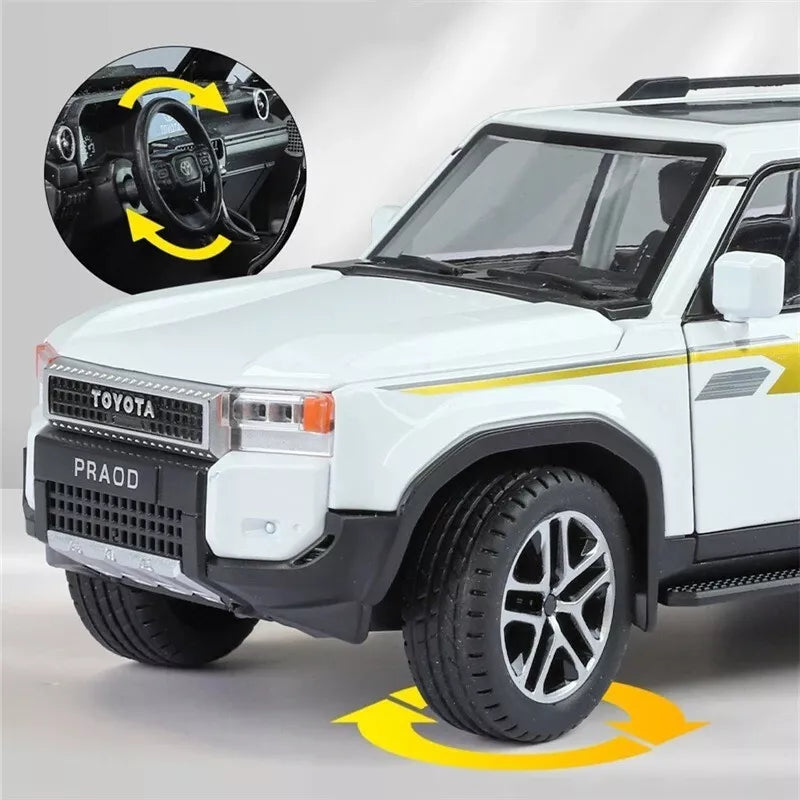 1:24 Diecast Toyota Land Cruiser Prado LC250 Model