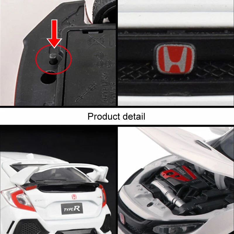 1:32 Diecast Honda Civic Type-R Model Car