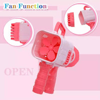 32 Holes Bazooka Colorful Bubble Gun