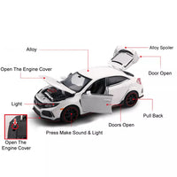 1:32 Diecast Honda Civic Type-R Model Car