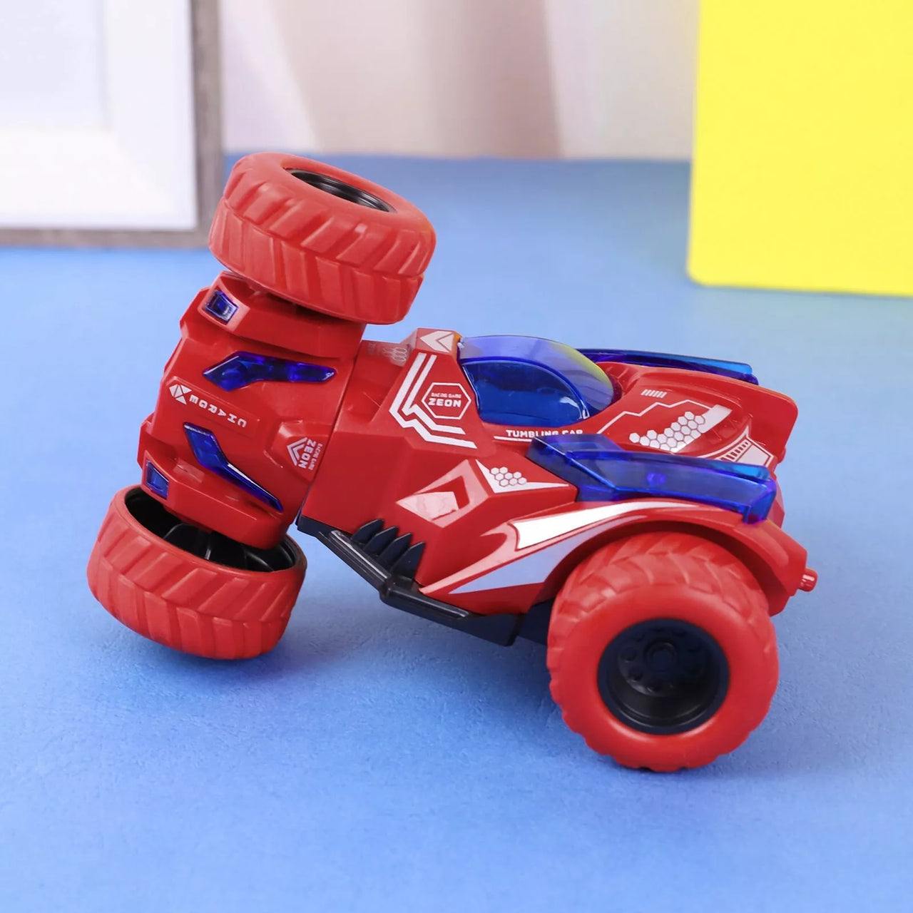 1Pc Double-Sided Inertial Stunt Car