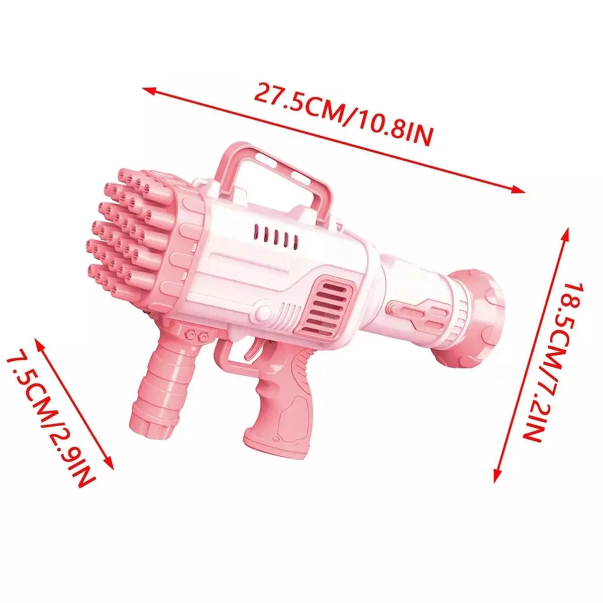 32 Holes Bazooka Colorful Bubble Gun