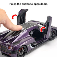 1:24 Diecast Koenigsegg One Model Car