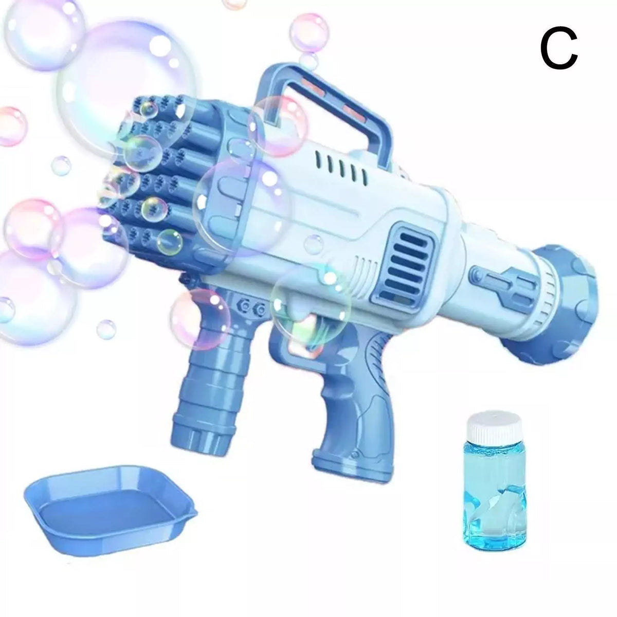 32 Holes Bazooka Colorful Bubble Gun