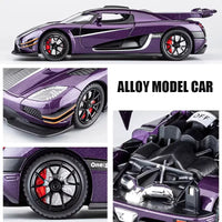1:24 Diecast Koenigsegg One Model Car