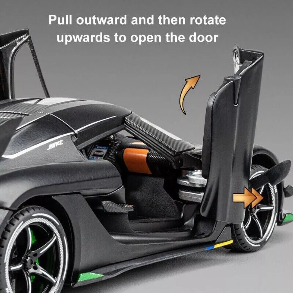 1:24 Diecast Koenigsegg Model Car With Smoke