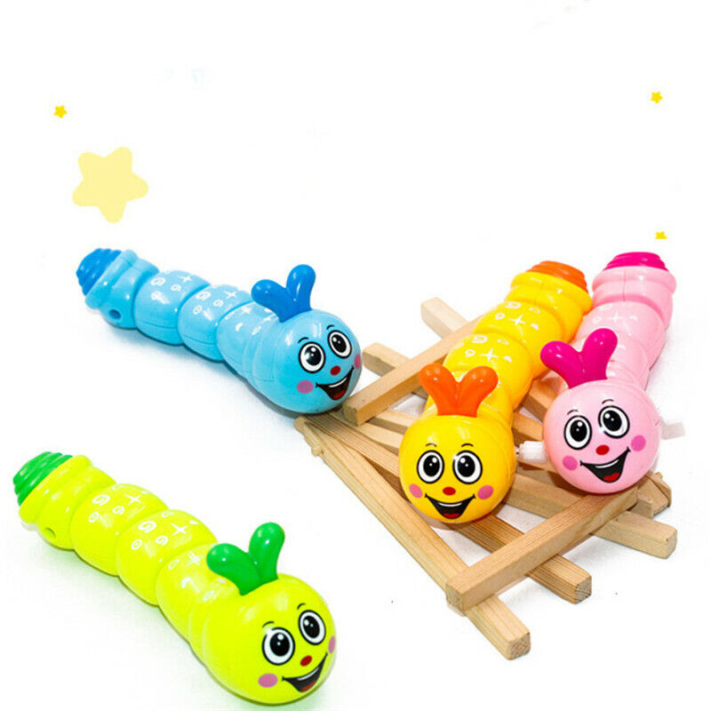 1Pc Wind-up Twisty Worm Toy