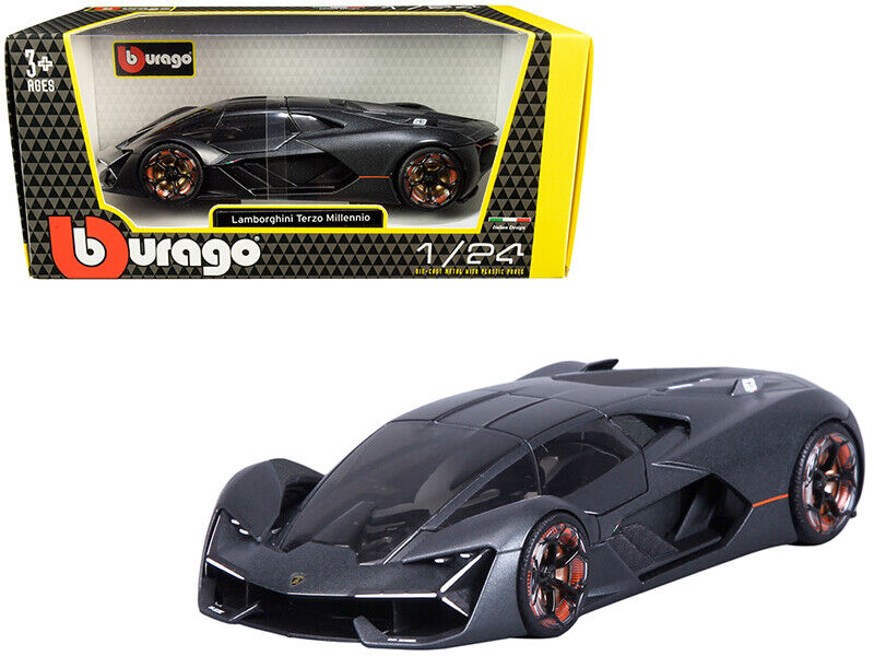 Bburago 1:24 Diecast Lamborghini Terzo Millennio - Grey