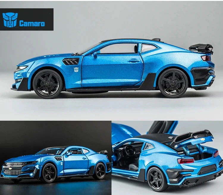 1:32 Diecast Chevrolet Camaro With Acrylic Display Box - Blue