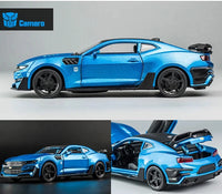 1:32 Diecast Chevrolet Camaro With Acrylic Display Box - Blue