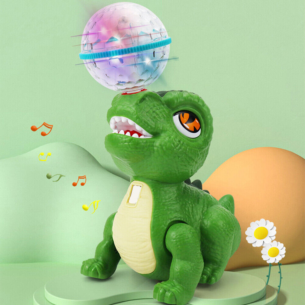 Light & Musical Stunt Dinosaur With Crystal Ball